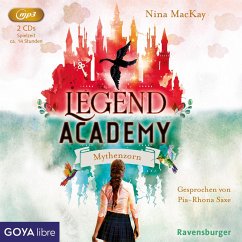 Mythenzorn / Legend Academy Bd.2 (2 MP3-CDs) - MacKay, Nina