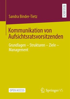 Kommunikation von Aufsichtsratsvorsitzenden - Binder-Tietz, Sandra