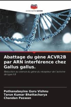 Abattage du gène ACVR2B par ARN interférence chez Gallus gallus. - Guru Vishnu, Pothanaboyina;Bhattacharya, Tarun Kumar;Paswan, Chandan