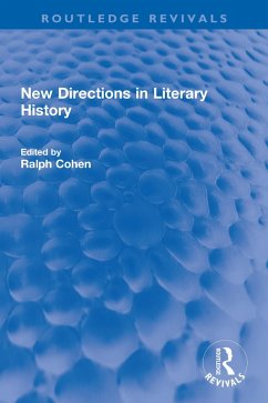 New Directions in Literary History (eBook, PDF)