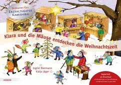 Klara und die Mäuse entdecken die Weihnachtszeit. Bildkarten fürs Erzähltheater Kamishibai - Biermann, Ingrid