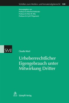 Urheberrechtlicher Eigengebrauch unter Mitwirkung Dritter (eBook, PDF) - Marti, Claudia