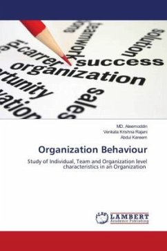 Organization Behaviour - Aleemoddin, MD.;Rajani, Venkata Krishna;Kareem, Abdul
