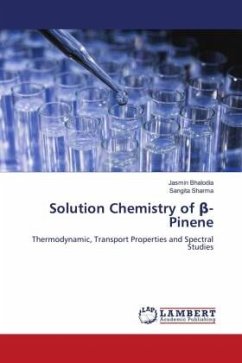 Solution Chemistry of ¿-Pinene - Bhalodia, Jasmin;Sharma, Sangita