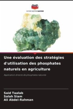 Une évaluation des stratégies d'utilisation des phosphates naturels en agriculture - Taalab, Said;Siam, Salah;Abdel-Rahman, Ali