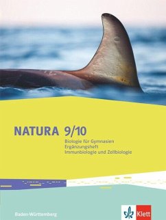 Cover Natura Biologie 7-10. Ergänzungsheft Zelle und Immunbiologie Klassen 7-10. Ausgabe Baden-Württemberg