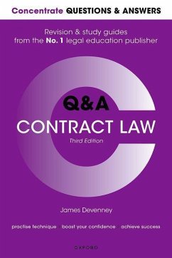 Concentrate Questions and Answers Contract Law - Devenney, James (Head of School and Professor of Transnational Comme