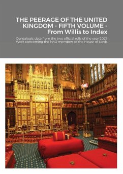 THE PEERAGE OF THE UNITED KINGDOM - FIFTH VOLUME - From Willis to Index - Gregorio, Mario