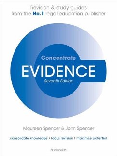 Evidence Concentrate - Spencer, Maureen (Former Associate Professor of Law, Middlesex Unive; Spencer, John (Barrister)