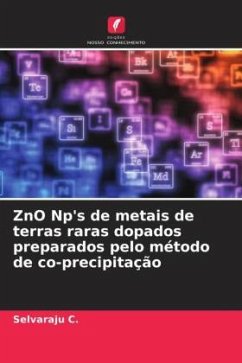 ZnO Np's de metais de terras raras dopados preparados pelo método de co-precipitação - C., Selvaraju