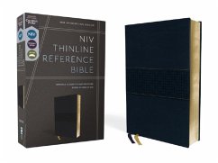 Cover Niv, Thinline Reference Bible (Deep Study at a Portable Size), Leathersoft, Navy, Red Letter, Comfort Print