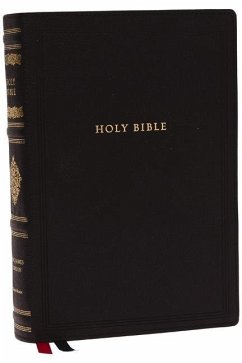 KJV, Wide-Margin Reference Bible, Sovereign Collection, Genuine Leather, Black, Red Letter, Comfort Print - Thomas Nelson