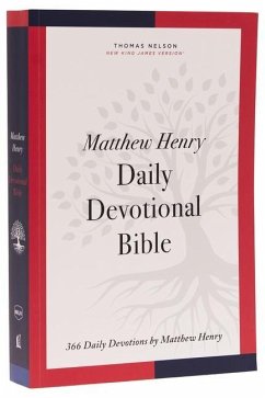 NKJV, Matthew Henry Daily Devotional Bible, Paperback, Red Letter, Comfort Print - Thomas Nelson