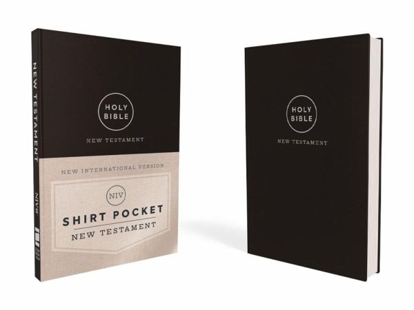 Niv, Shirt Pocket New Testament, Leathersoft, Black, Comfort Print Niv, Shirt Pocket New Testament, Leathersoft, Black, Comfort Print