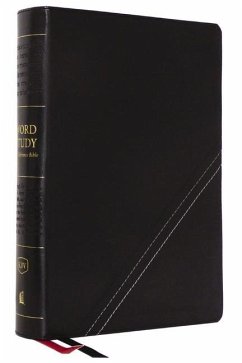 KJV, Word Study Reference Bible, Leathersoft, Black, Red Letter, Comfort Print - Thomas Nelson
