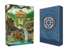 Cover Nbla, Biblia Aventura, Interior a Color, Leathersoft, Azul, Con Cierre, Comfort Print