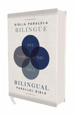 Nvi, Niv, Nbla, Nasb, Bilingual Parallel Bible, Comfort Print, Hard Cover - Vida