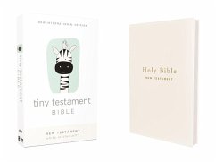 Niv, Tiny Testament Bible, New Testament, Leathersoft, White, Comfort Print Cover Niv, Tiny Testament Bible, New Testament, Leathersoft, White, Comfort Print