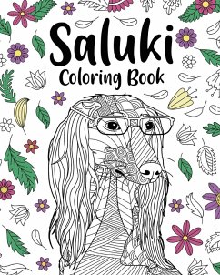 Cover Saluki Coloring Book
