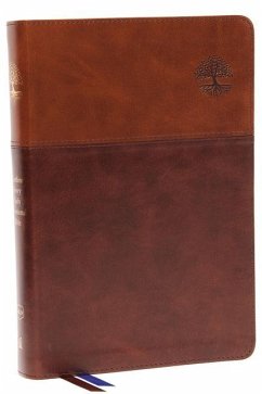 Nkjv, Matthew Henry Daily Devotional Bible, Leathersoft, Brown, Red Letter, Thumb Indexed, Comfort Print - Thomas Nelson