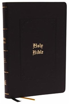 KJV Holy Bible: Large Print with 53,000 Center-Column Cross References, Black Leathersoft, Red Letter, Comfort Print (Thumb Indexed): King James Version - Thomas Nelson