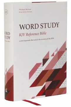 Kjv, Word Study Reference Bible, Hardcover, Red Letter, Comfort Print - Thomas Nelson