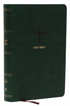 Nkjv, End-Of-Verse Reference Bible, Personal Size Large Print, Leathersoft, Green, Red Letter, Comfort Print - Thomas Nelson