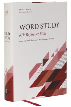 Kjv, Word Study Reference Bible, Hardcover, Red Letter, Thumb Indexed, Comfort Print - Thomas Nelson