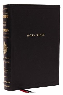 Cover Nkjv, Wide-Margin Reference Bible, Sovereign Collection, Genuine Leather, Black, Red Letter, Comfort Print