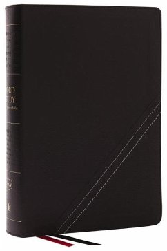 Nkjv, Word Study Reference Bible, Bonded Leather, Black, Red Letter, Thumb Indexed, Comfort Print - Thomas Nelson