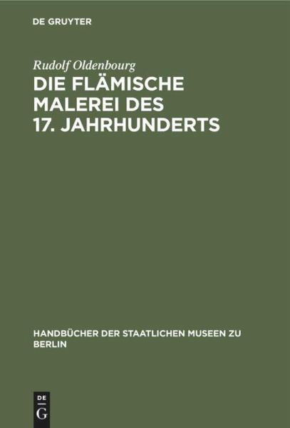 Die flämische Malerei des 17. Jahrhunderts (eBook, PDF)