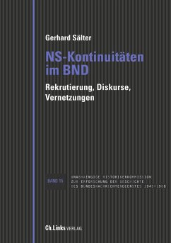 NS-Kontinuitäten im BND - Sälter, Gerhard