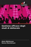 Gestione efficace degli studi di dottorato