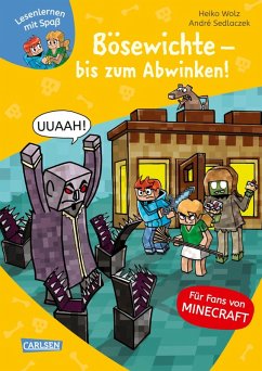 Bösewichte - bis zum Abwinken! / Lesenlernen mit Spaß - Minecraft Bd.5 (eBook, ePUB) - Wolz, Heiko