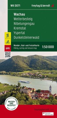 Wachau, Wander-, Rad- und Freizeitkarte 1:50.000, freytag & berndt, WK 0071