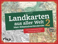 Landkarten aus aller Welt 2 - Mein Rätseladventskalender - Stadler, Georg