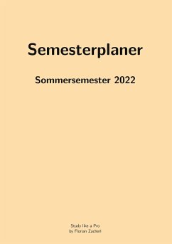 Pro-Semesterplaner (L, beige) - Zacherl, Florian