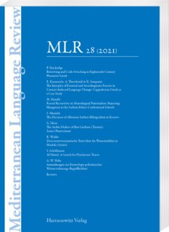 Mediterranean Language Review 28 (2021)