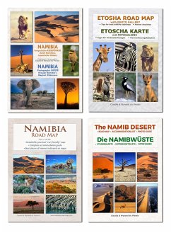 Das komplette Kartenset NAMIBIA Plus (4-teilig) - Du Plessis, Claudia; Du Plessis, Wynand