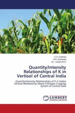 Quantity/Intensity Relationships of K in Vertisol of Central India