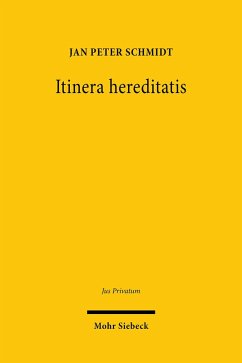 Itinera hereditatis (eBook, PDF) - Schmidt, Jan Peter
