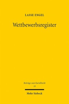 Cover Wettbewerbsregister (eBook, PDF)