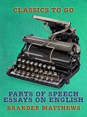 Parts of Speech, Essays on English (eBook, ePUB)