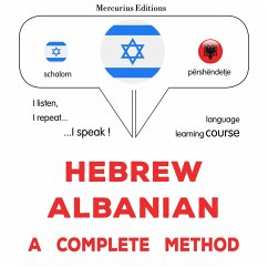Cover Hebrew - Albanian : a complete method (MP3-Download)