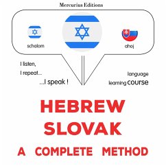 Cover Hebrew - Slovak : a complete method (MP3-Download)