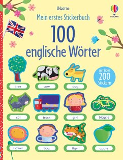 Mein erstes Stickerbuch: 100 englische Wörter - Brooks, Felicity;Mackinnon, Mairi
