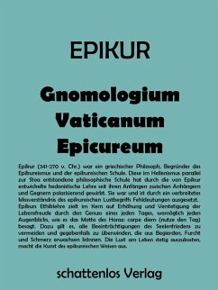 Gnomologium Vaticanum Epicureum (eBook, ePUB) Gnomologium Vaticanum Epicureum (eBook, ePUB)