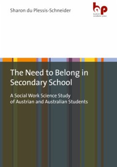 Cover The Need to Belong in Secondary School