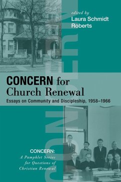 Concern for Church Renewal (eBook, ePUB)
