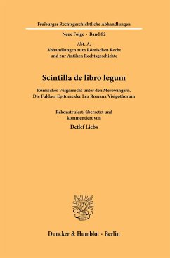 Scintilla de libro legum. - Liebs, Detlef